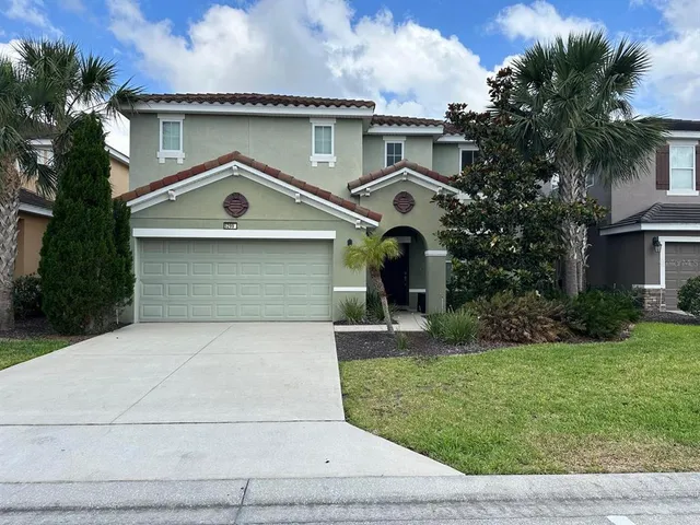front view of house with a yard