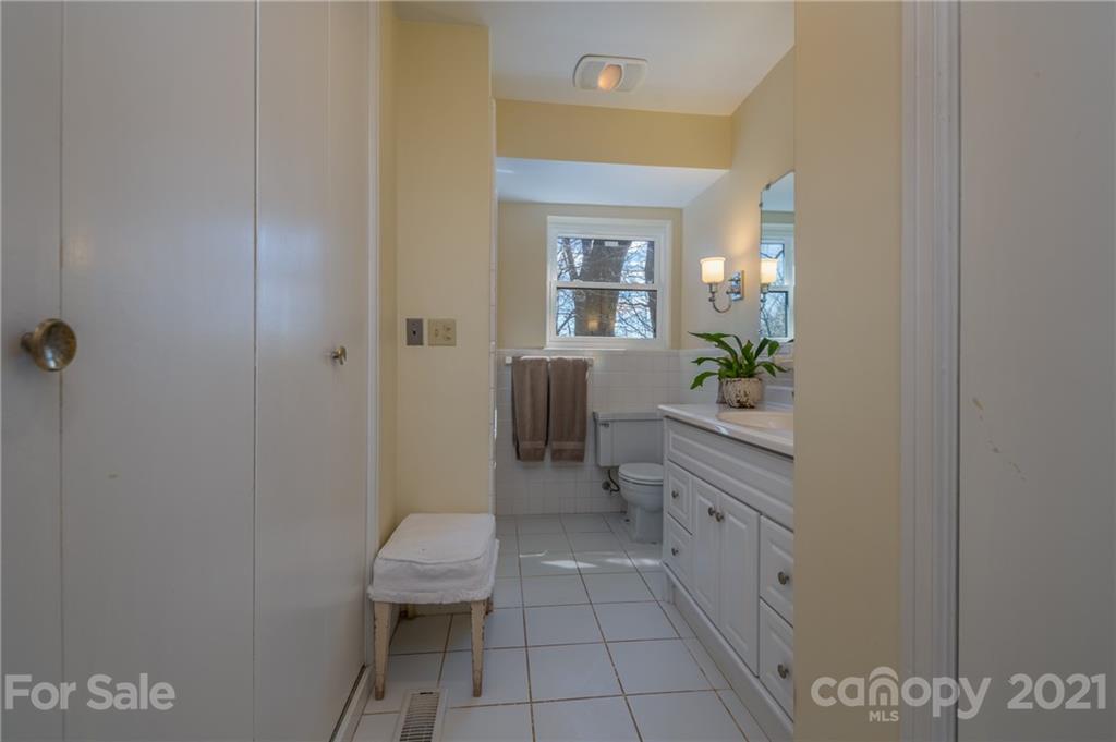172 Wilderness Road Tryon, NC 28782 - Photo 28 of 46 a bathroom with a sink a toilet and shower