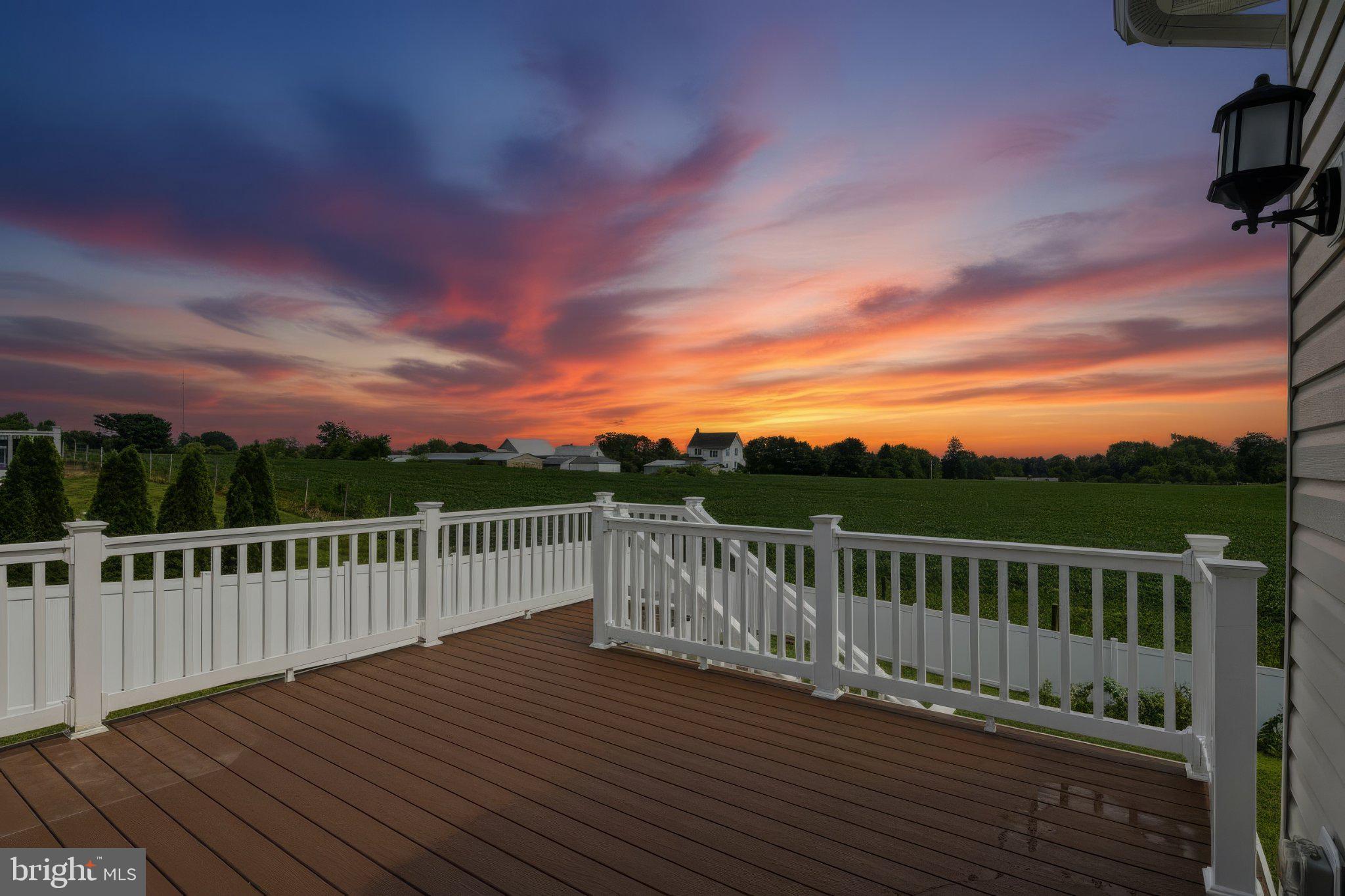 3607 Haven Farm Road Perry Hall, MD 21128 - Photo 59 of 67 Serene sunset over tranquil fields.