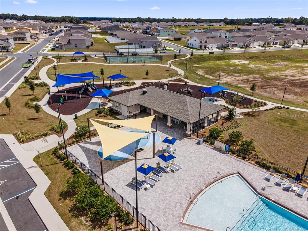 7431 Southwest 65th Place Road Ocala, FL 34474 - Photo 49 of 49 an aerial view of a house with a ocean view