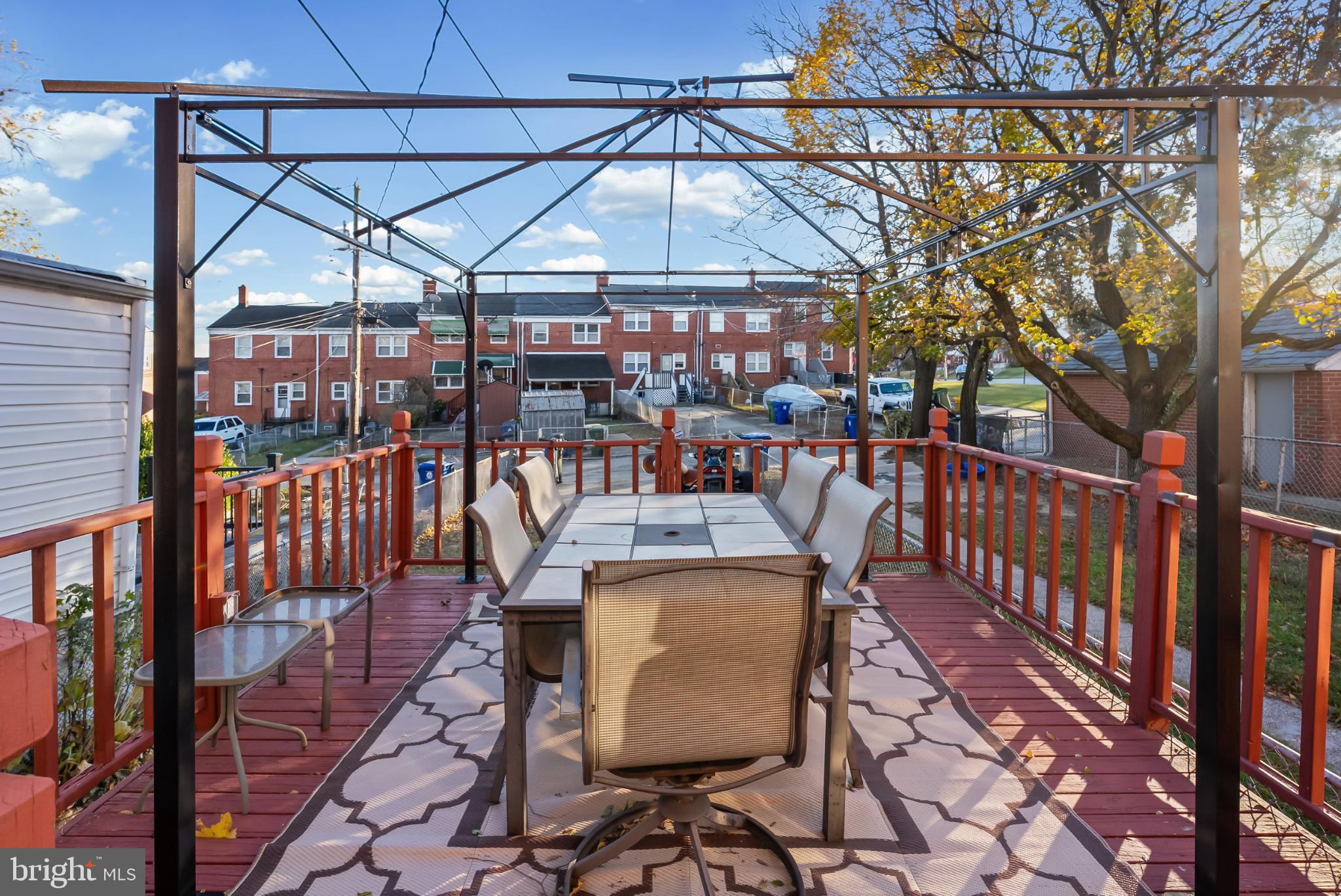 1205 Sheridan Avenue Baltimore, MD 21239 - Photo 21 of 22 Inviting outdoor dining space with a view.