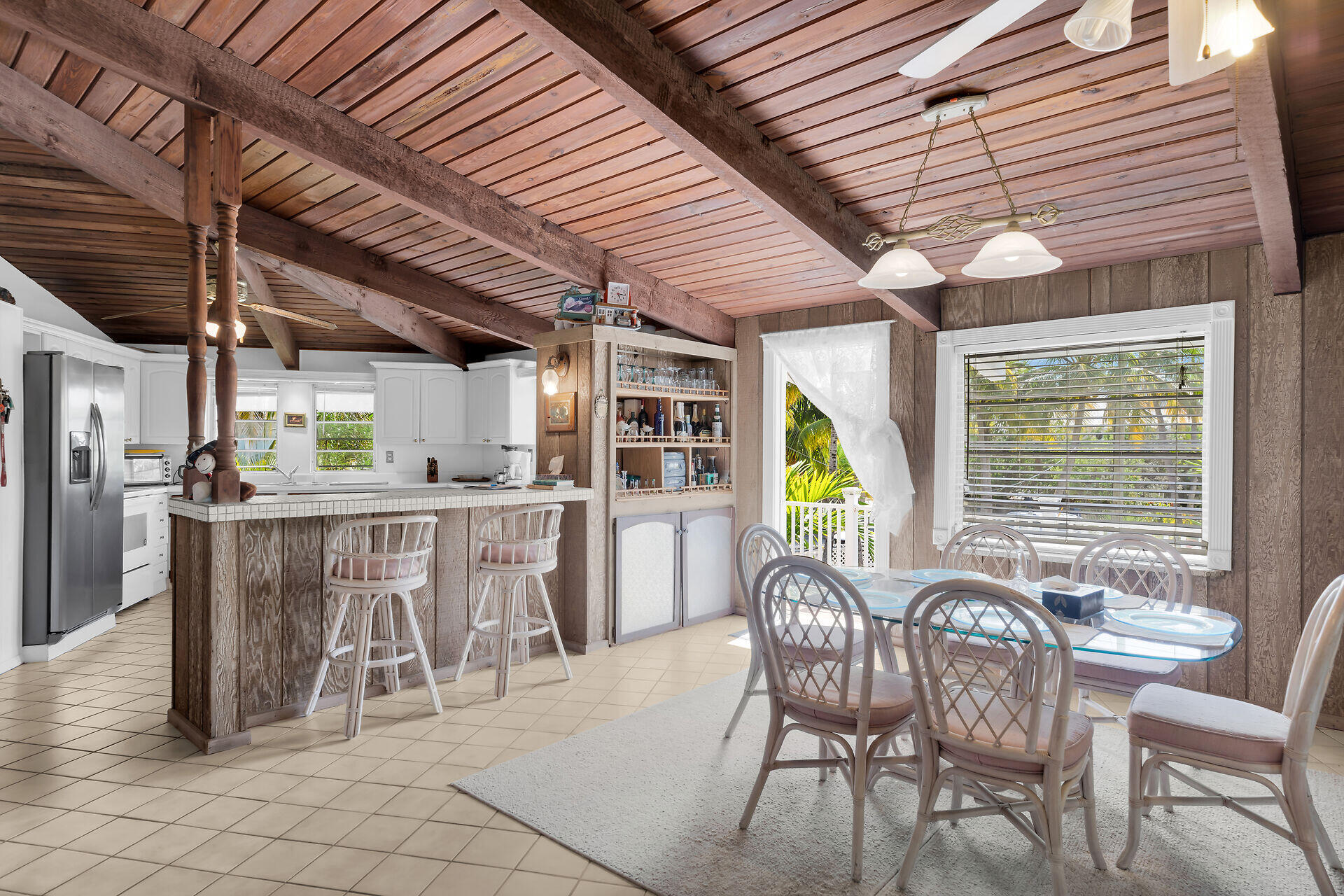 Undisclosed Address Key Largo, FL 33037 - Photo 33 of 69 a view of a dining room with furniture window and outside view