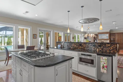 a view of a glass door with a balcony