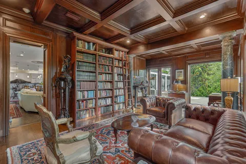 a bathroom with a bathtub and a sink