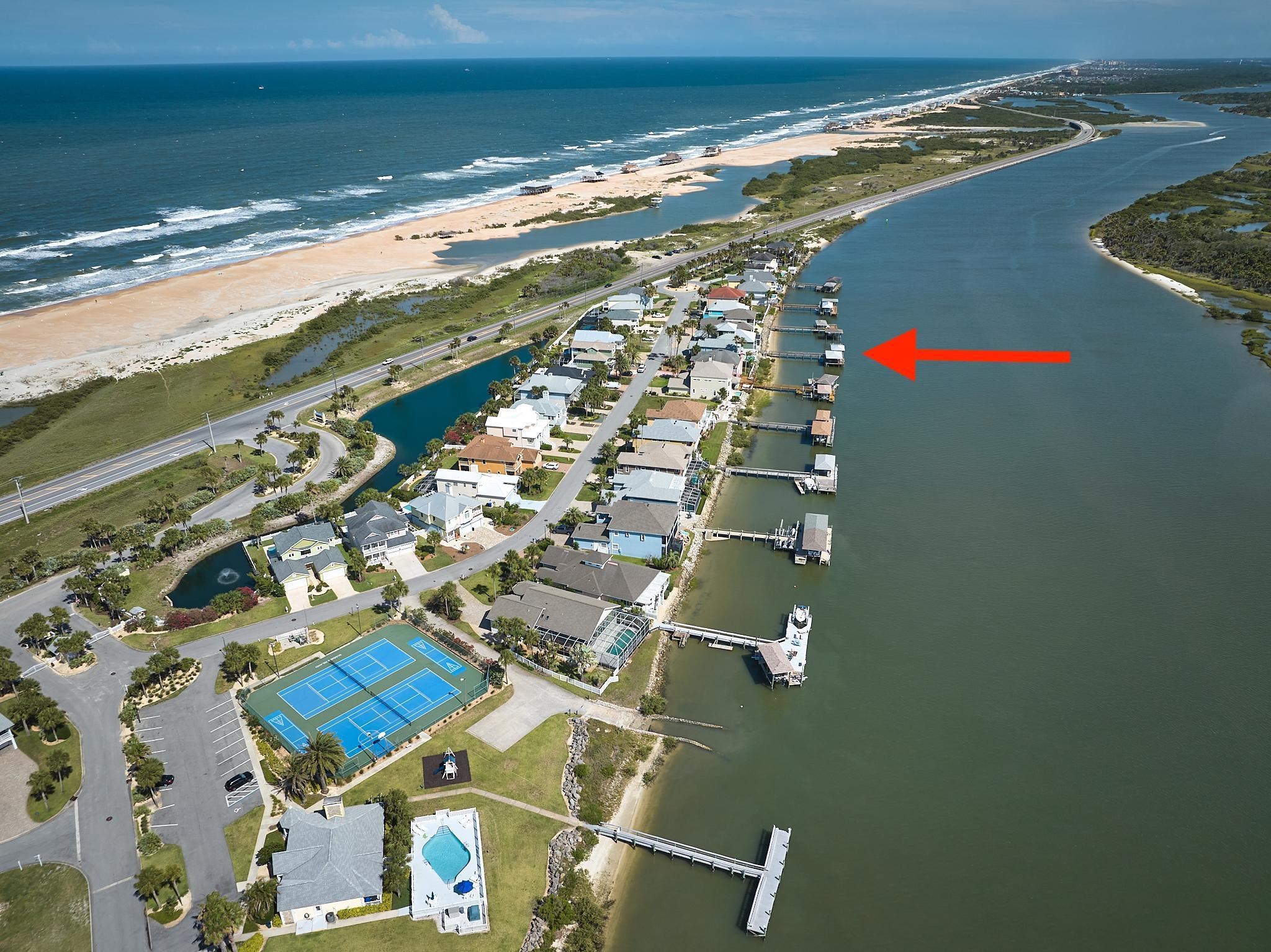 9257 July Lane St. Augustine, FL 32080 - Photo 45 of 48 a view of city and ocean view