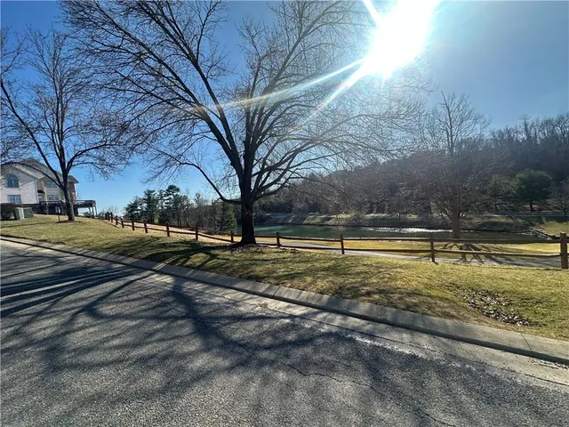 a view of yard with tree s