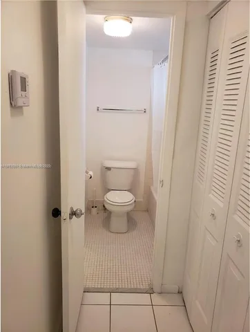 a view of small space with empty racks