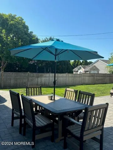 a view of a backyard with a garden