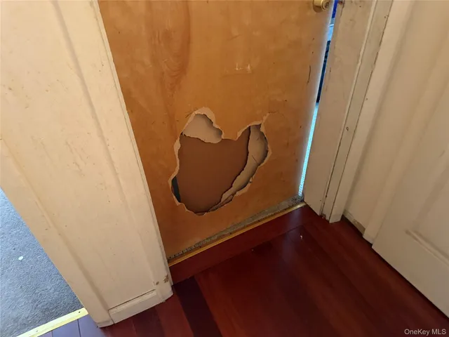 a view of a small space