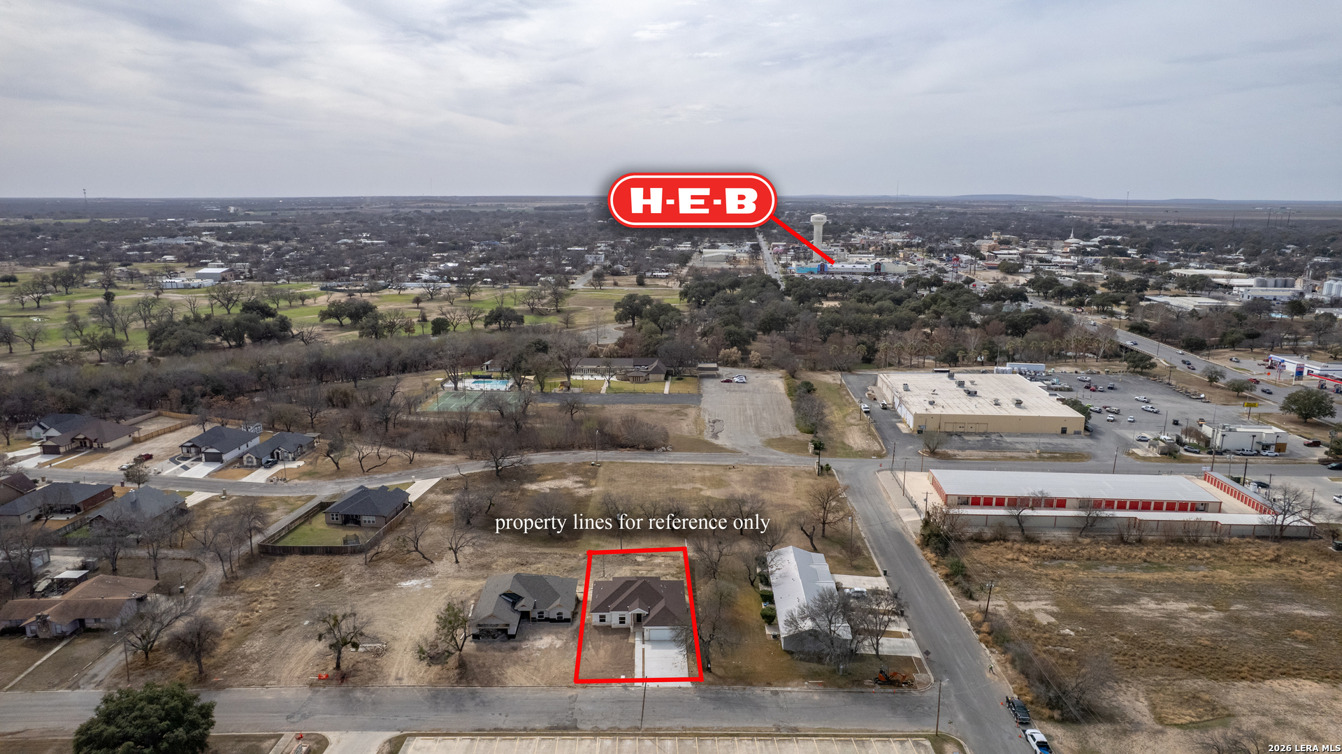 207 Riverside Drive Uvalde, TX 78801 - Photo 36 of 37 an aerial view of a city