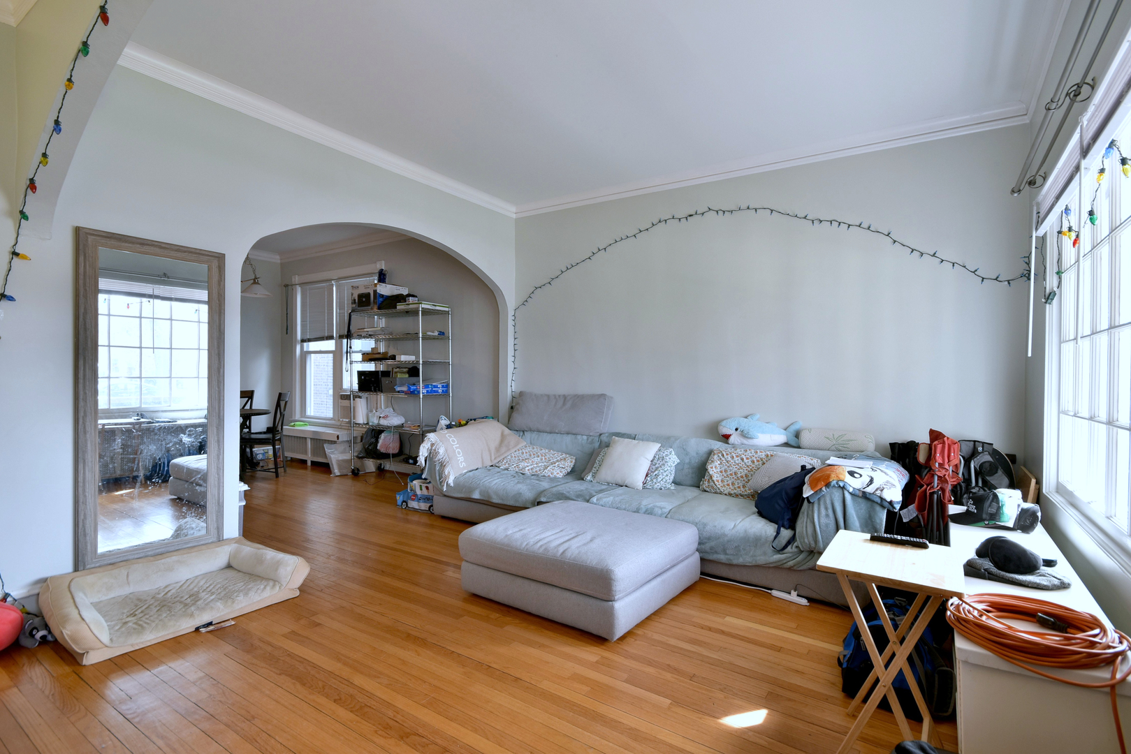 7625 Monroe Street Forest Park, IL 60130 - Photo 32 of 52 a living room with furniture and wooden floor