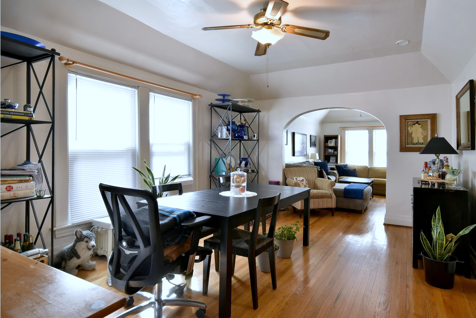 7625 Monroe Street Forest Park, IL 60130 - Photo 8 of 52 a view of a dining room with furniture window and wooden floor