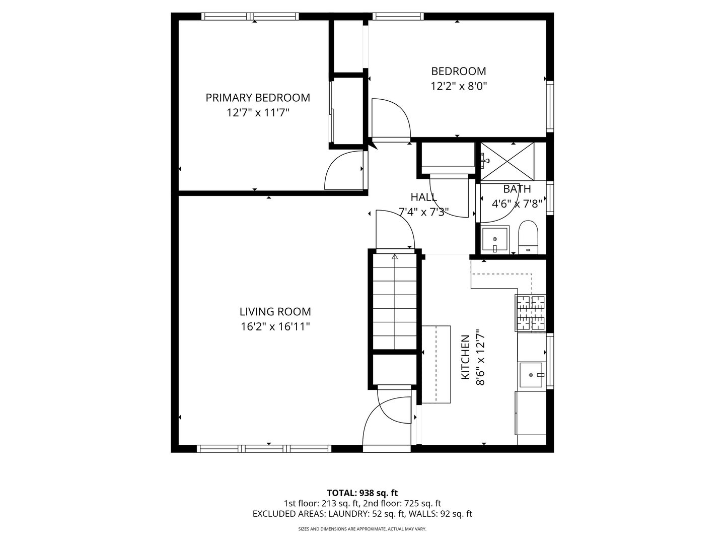 629 South Main Street, Unit BACK Naperville, IL 60540 - Photo 19 of 29 a picture of a floor plan