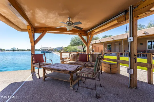 a outdoor space with chairs