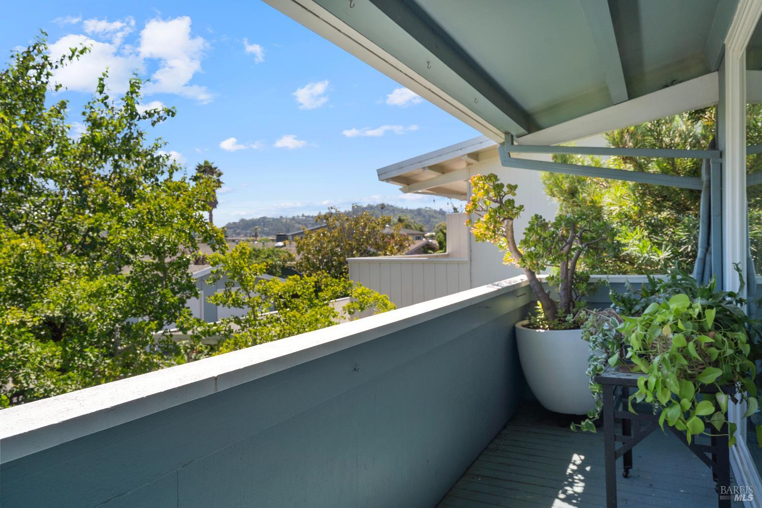 9 Porto Bello Drive San Rafael, CA 94901 - Photo 3 of 34 a view of a balcony with plants