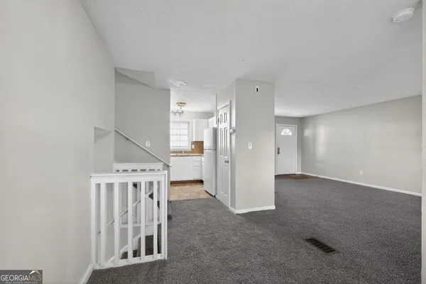 a view of under construction room and staircase