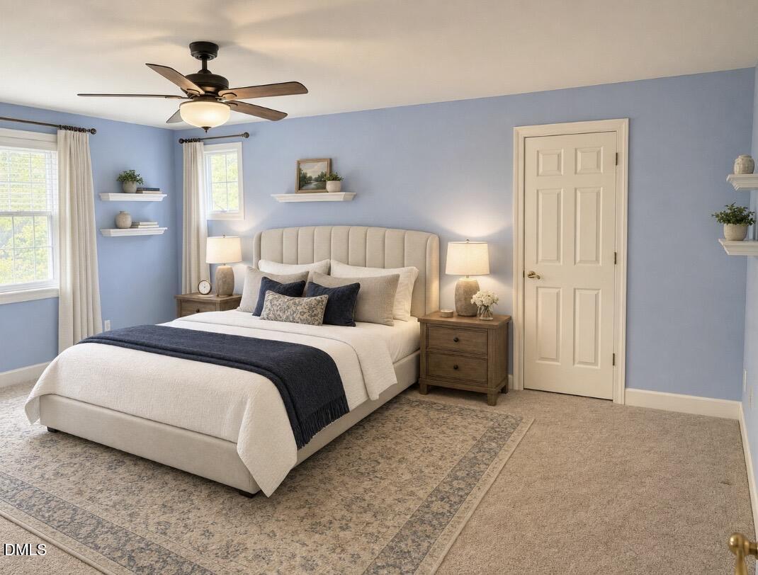 220 Jordan Narron Road Selma, NC 27576 - Photo 33 of 65 Upstairs Bedroom decorated with ai