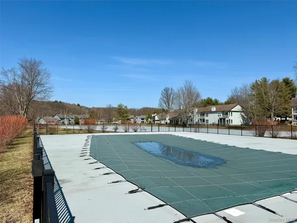 a view of a lake with a mountain view