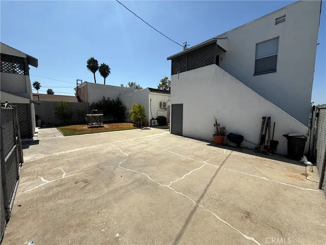 a view of a terrace with a sink
