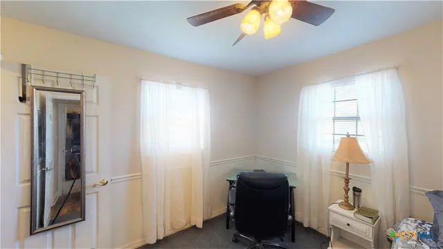 a view of entryway with workspace