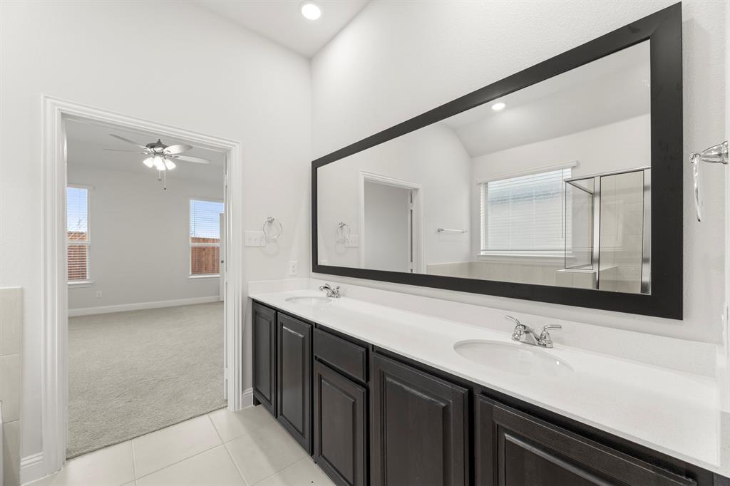 125 Meadow Road Balch Springs, TX 75181 - Photo 21 of 27 a bathroom with a sink and a mirror