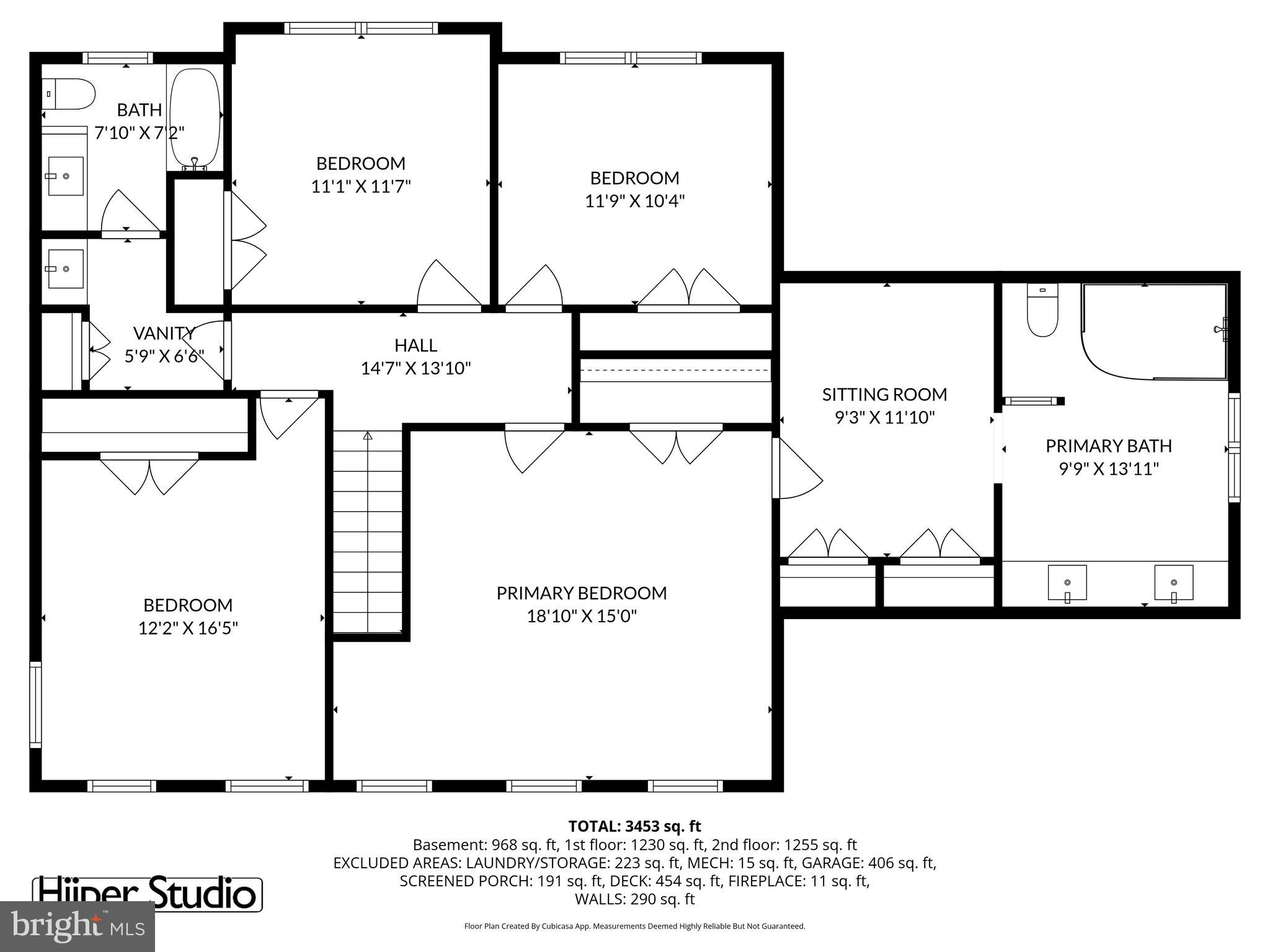 11910 Winstead Lane Reston, VA 20194 - Photo 77 of 80 Upper Level Floor plan