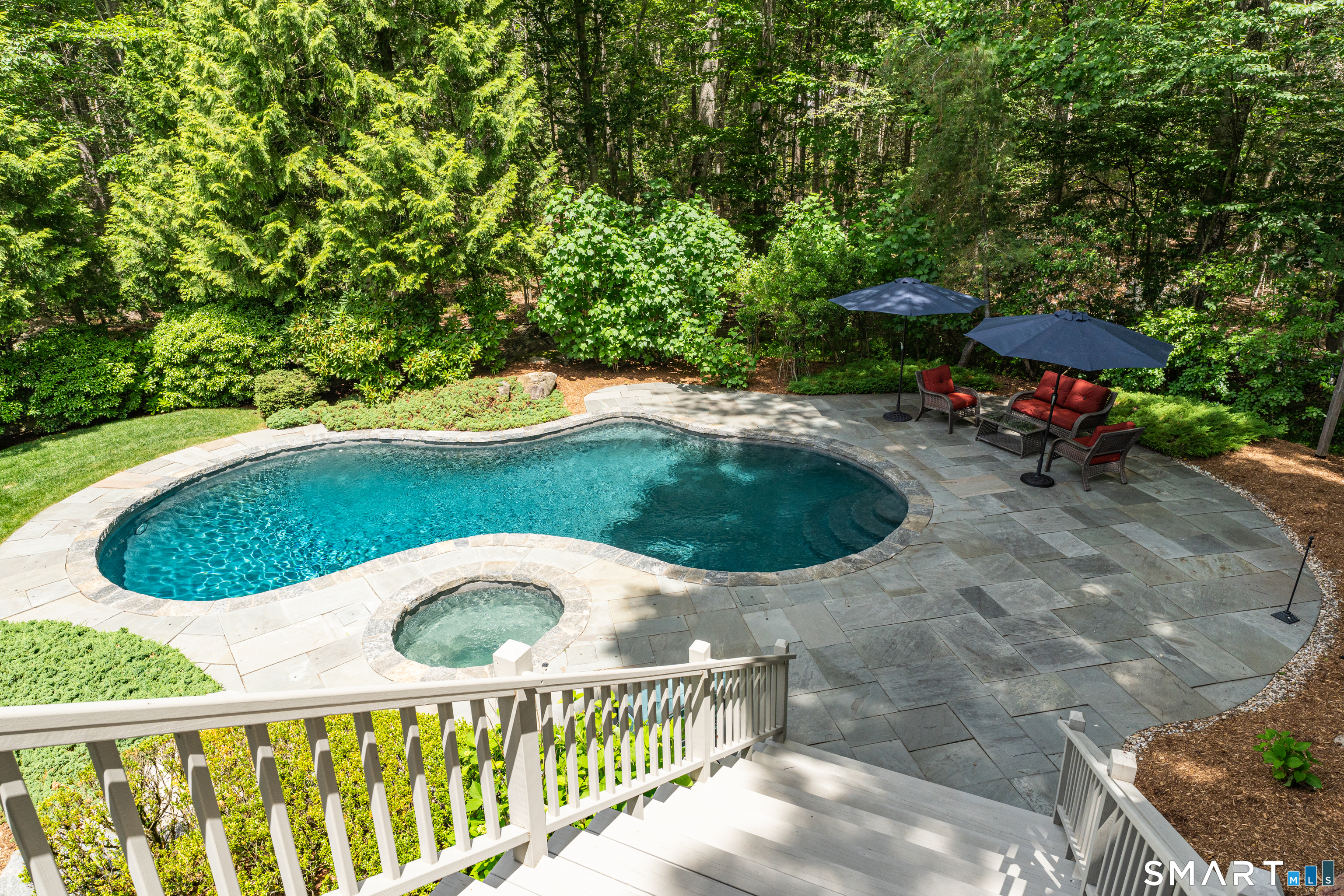 11 Timber Lane Guilford, CT 06437 - Photo 34 of 39 Pool, hot tub, sitting area
