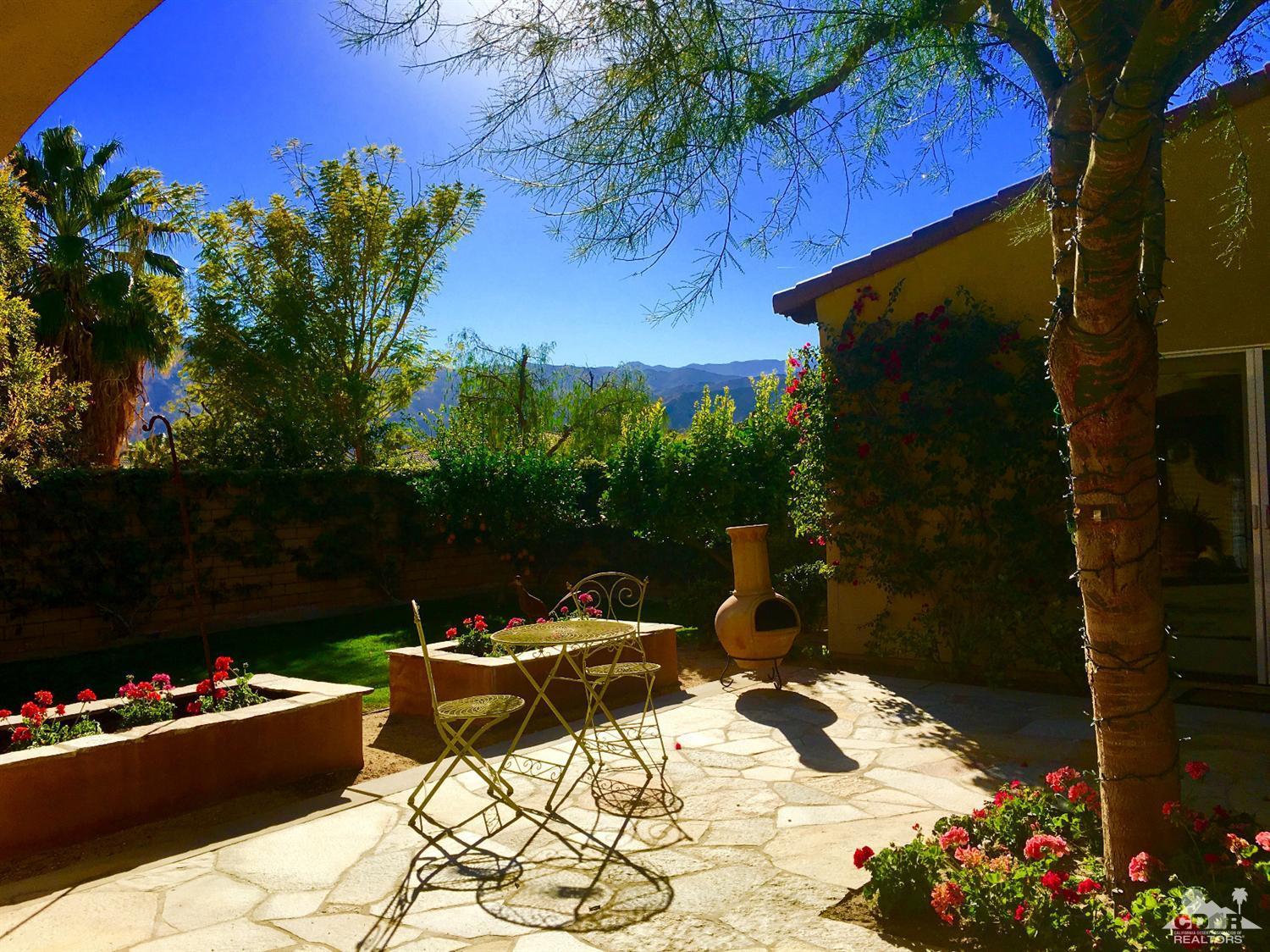 40278 Rancho Palmeras Rancho Mirage, CA 92270 - Photo 23 of 68 a view of a couches and a table in the patio