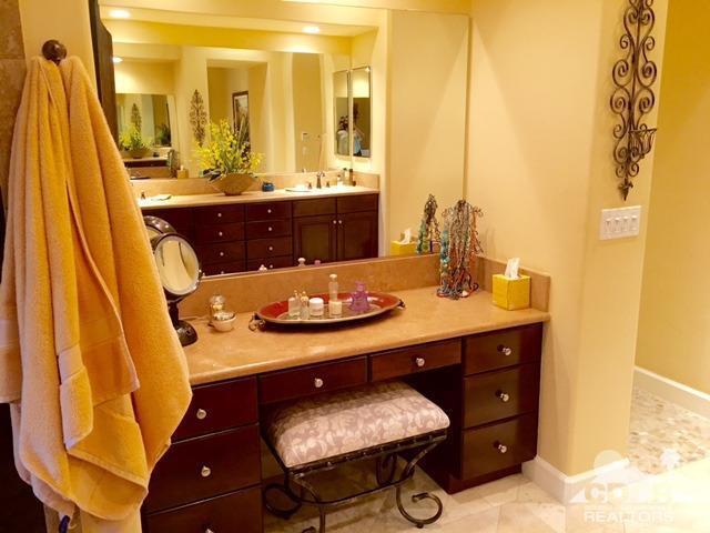 40278 Rancho Palmeras Rancho Mirage, CA 92270 - Photo 35 of 68 a view of a dining room with furniture and a window