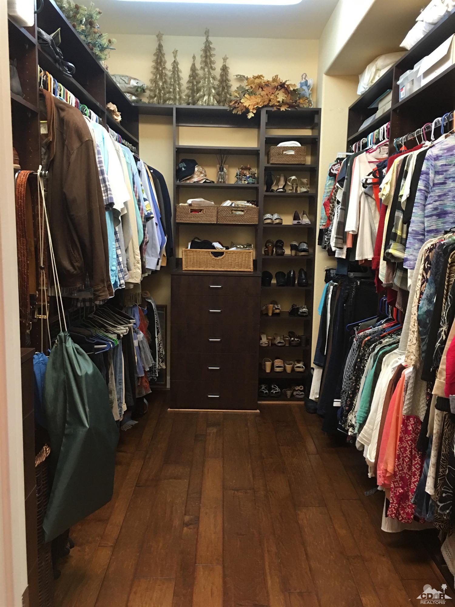 40278 Rancho Palmeras Rancho Mirage, CA 92270 - Photo 37 of 68 a view of walk in closet with clothes and shoes