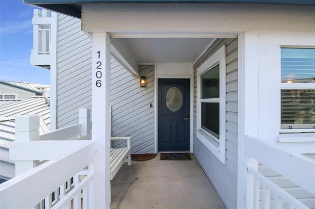 a view of a entryway of the house
