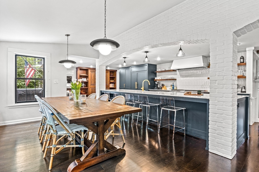 19 Pelham Road Weston, MA 02493 - Photo 6 of 17 a view of a dining room with furniture window and wooden floor
