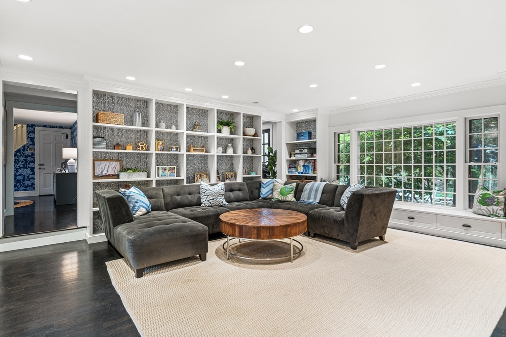 19 Pelham Road Weston, MA 02493 - Photo 10 of 17 a living room with furniture and a large window