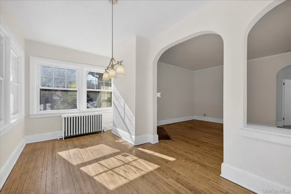 a view of livingroom with furniture and wooden floor