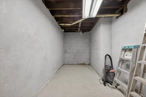 a view of storage and utility room