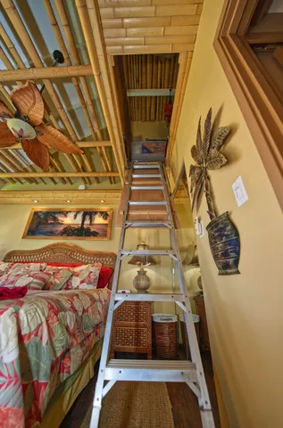 a view of a storage room