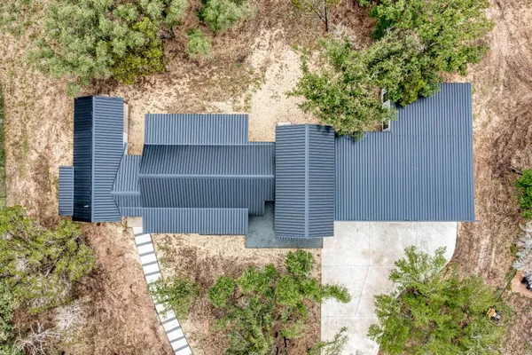 a backyard of a house
