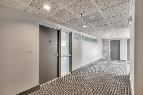 a view of an empty room