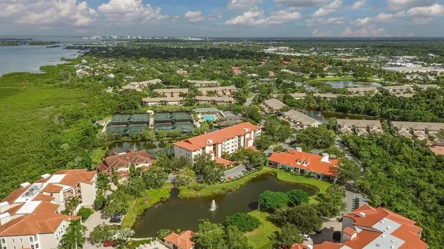 a view of a city with an ocean