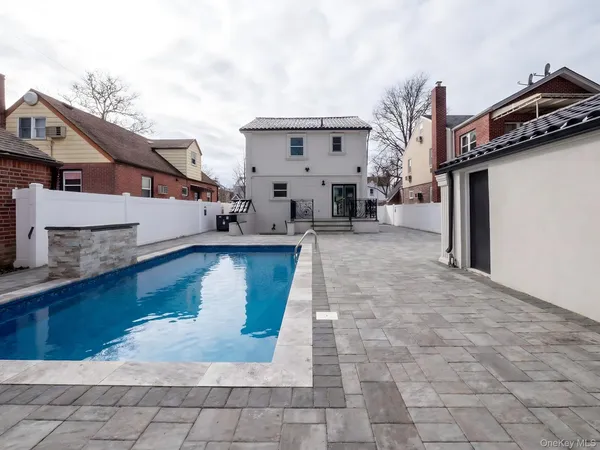 a view of a house with roof deck