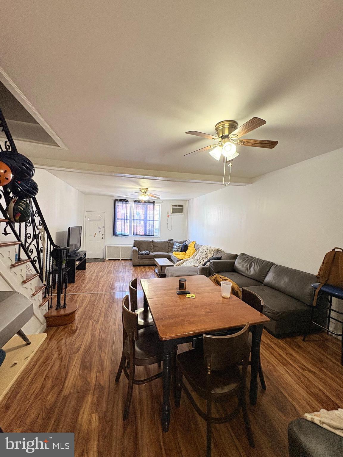 2033 South 9th Street Philadelphia, PA 19148 - Photo 3 of 15 a view of a dining room with furniture and wooden floor