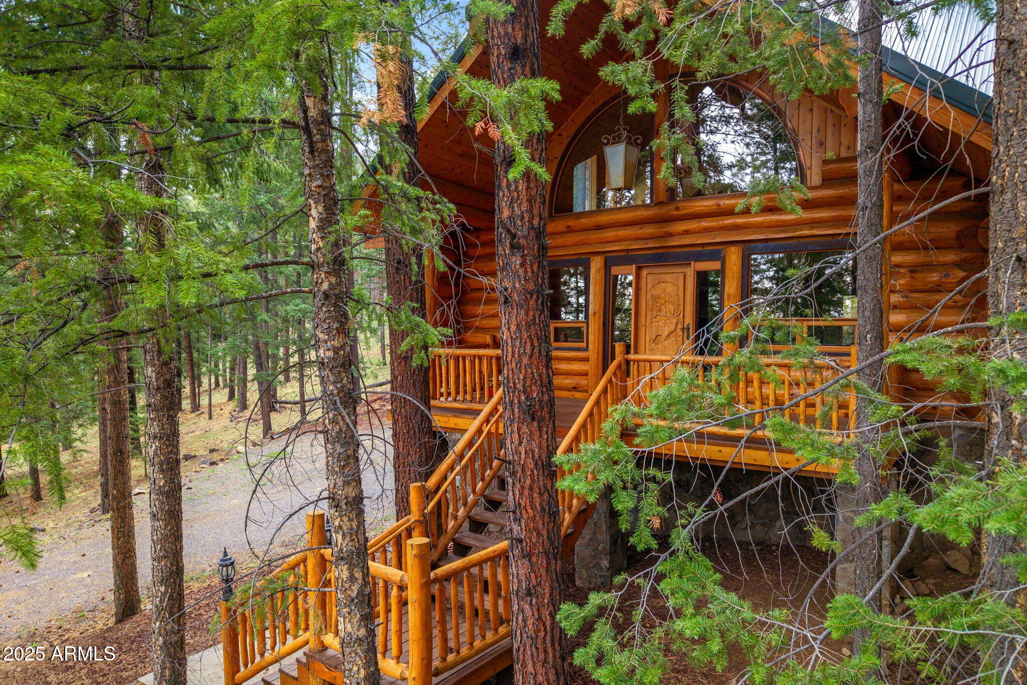 front view of a house with a tree