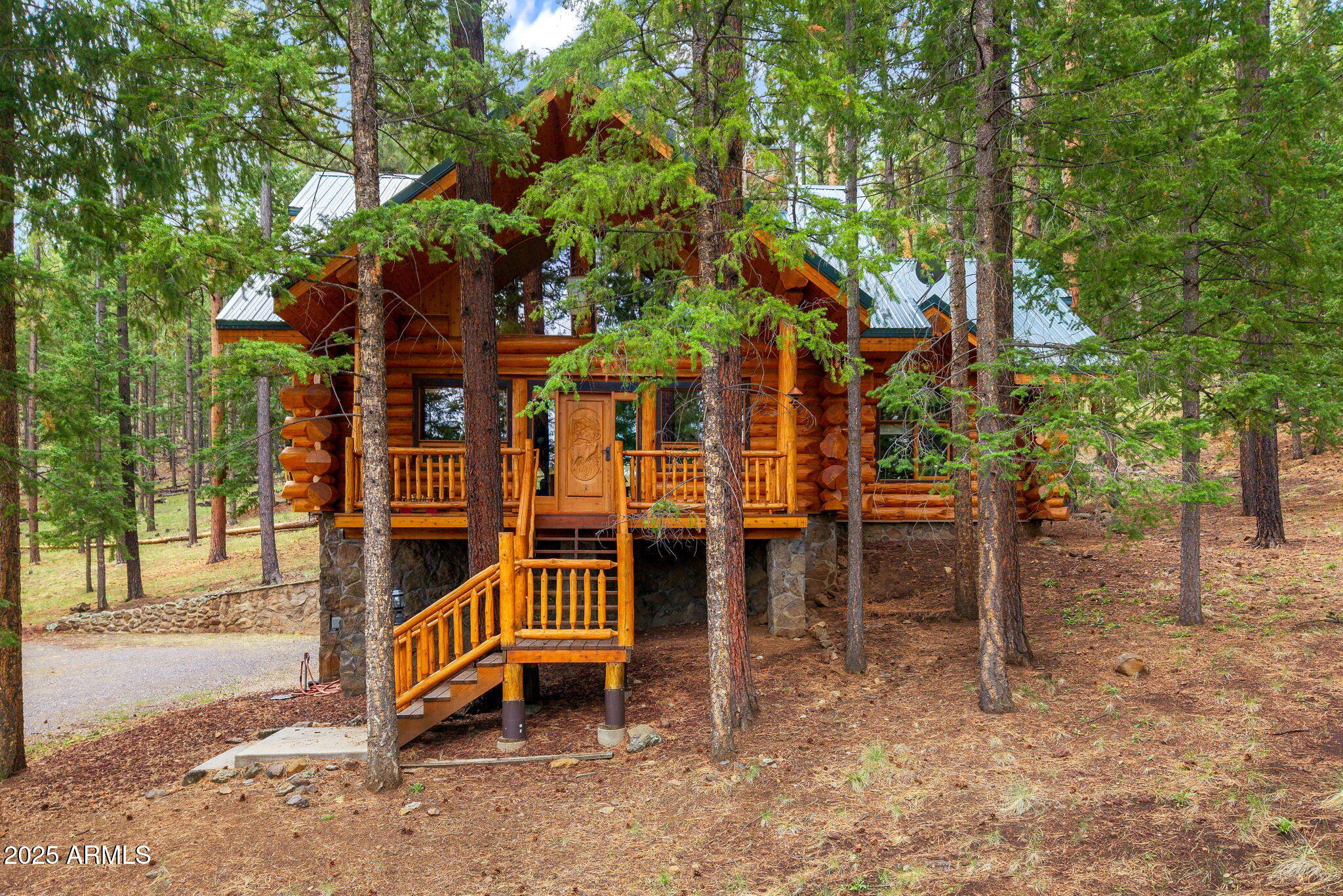 30 N1068 Greer, AZ 85927 - Photo 3 of 50 a backyard of a house with barbeque oven and trees