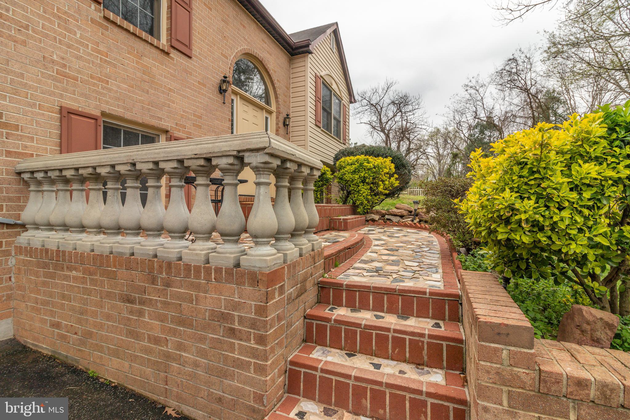 8932 Round Top Road Manassas, VA 20112 - Photo 4 of 39 Beautiful Stone Walk Way and Entrance