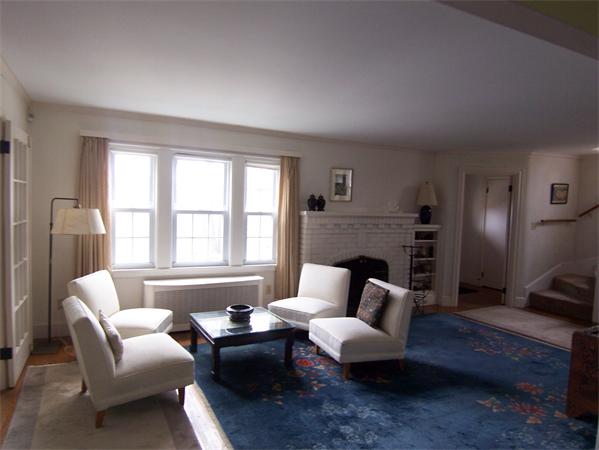 5 Hazelwood Road Worcester, MA 01609 - Photo 9 of 15 a living room with furniture a fireplace and a large window