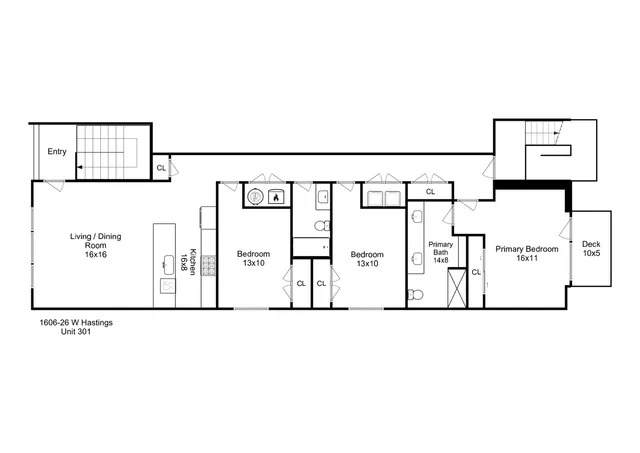 $3,250 | 1626 West Hastings Street, Unit 301, Chicago, IL 60608