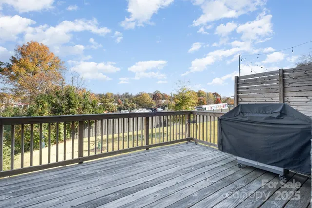 a view of balcony with city view
