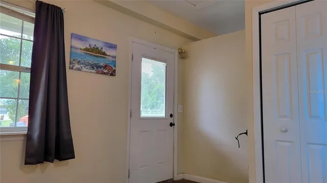 a view of a front door