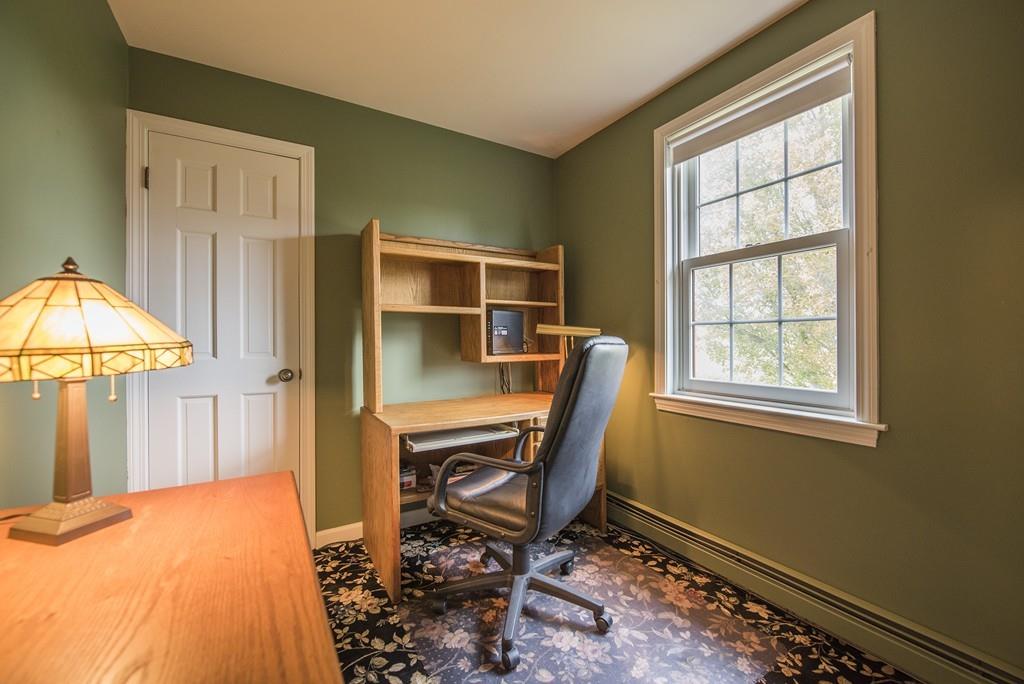 101 Plain Road Deerfield, MA 01373 - Photo 20 of 33 a view of a workspace with furniture and a window