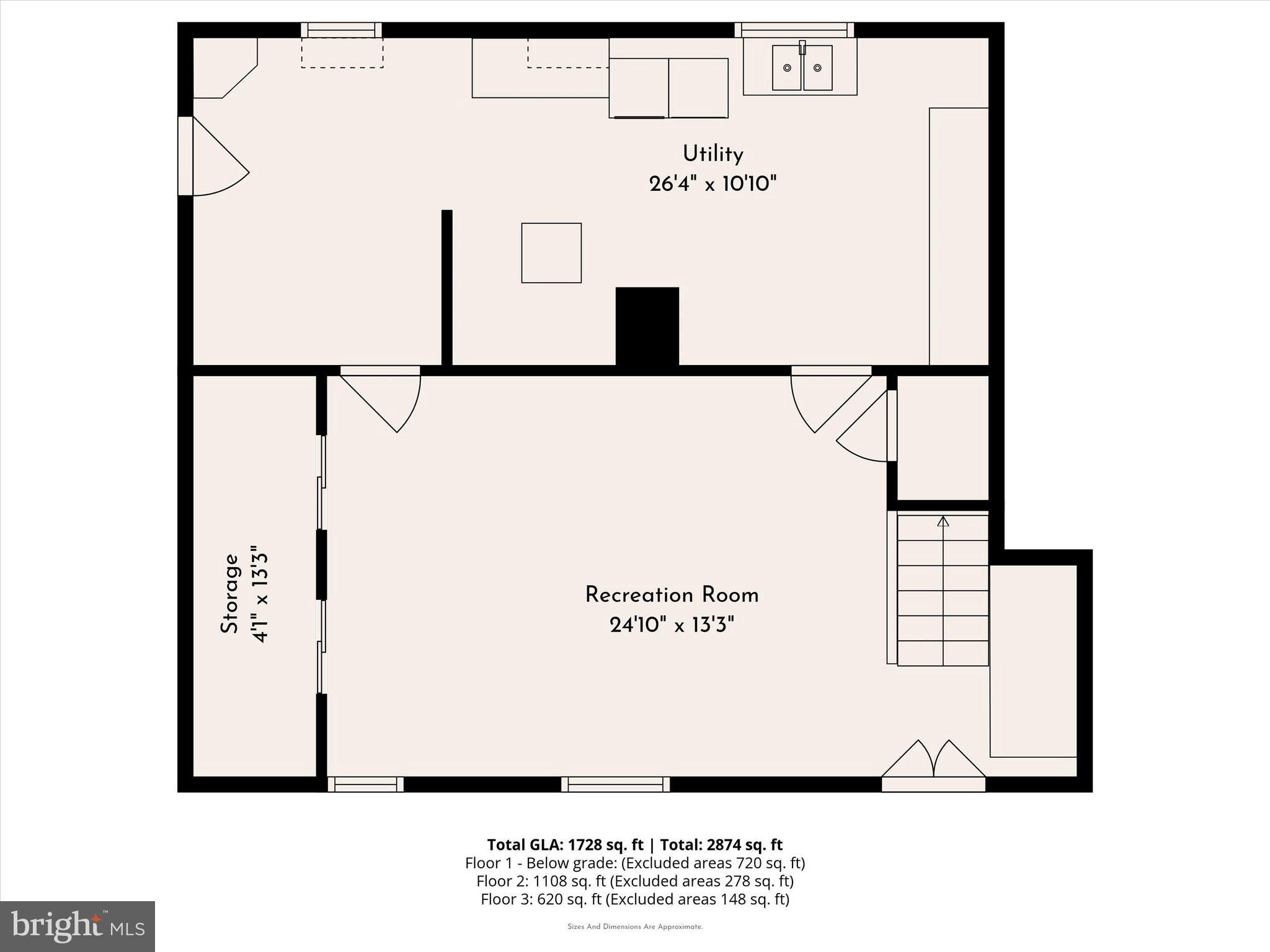 324 Valley Road Oreland, PA 19075 - Photo 29 of 31 Basement Floor Plan